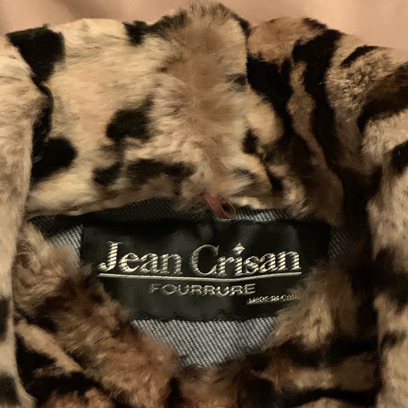 JEAN CRISAN FOURRURE woman’s denim/rabbit fur jacket vest. - Picture 9 of 11